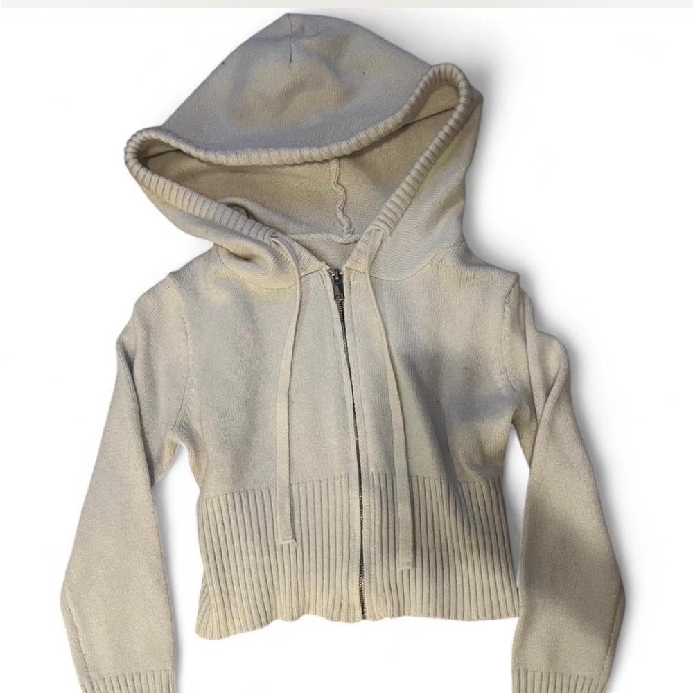 Edikted Cream Cardigan Collection with Textured Knit